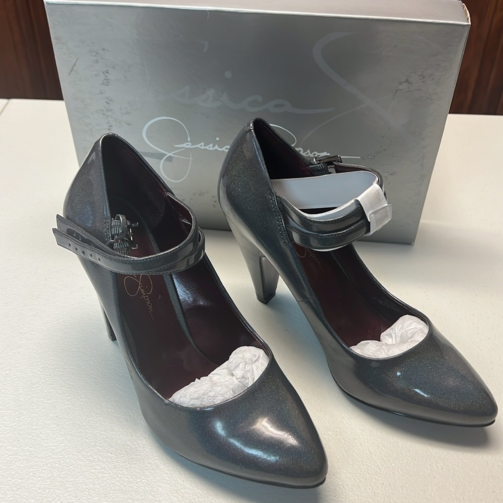 High Heel iridescent Patent shoes